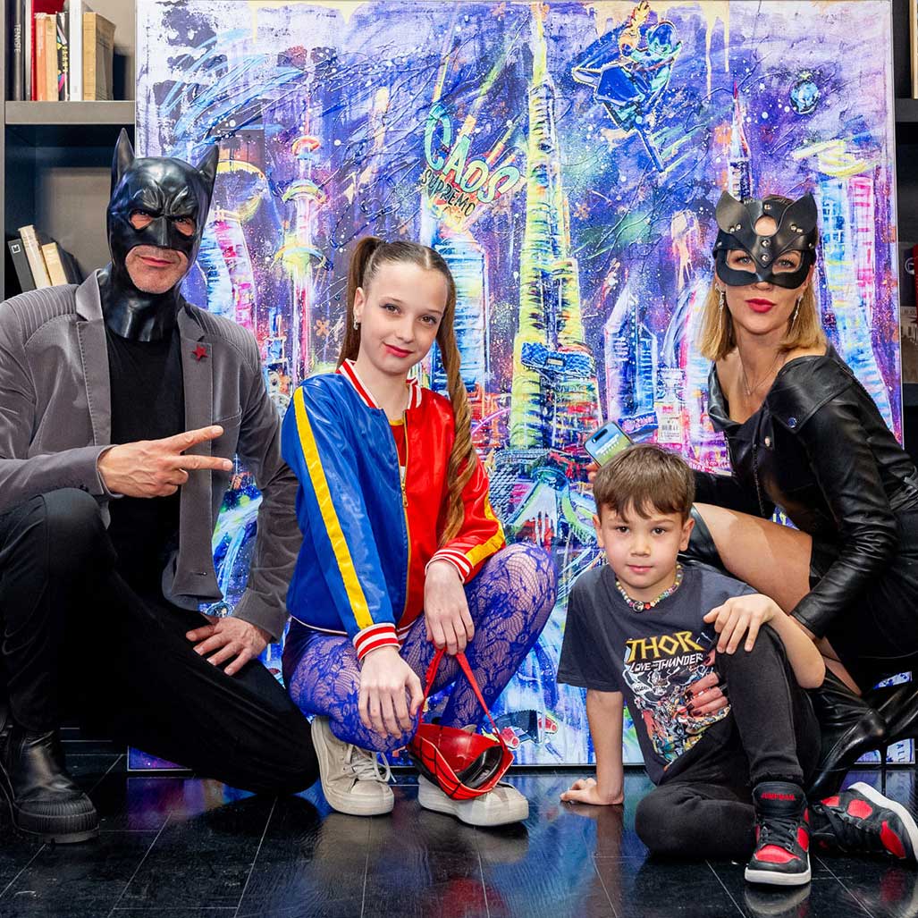 SUPERHEROES Art Party