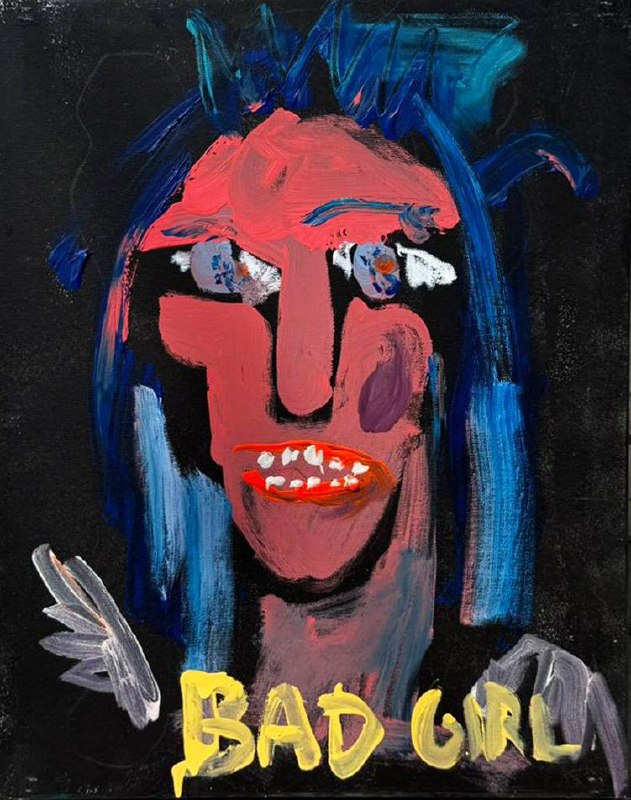 Bad Girl, Artwork 40x40cm