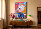 FullArt Muse of Fire - Premium Colorful Signed Unisex Foulard - 140X200cm