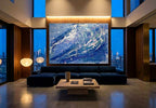 FullArt Ride the Wave - Premium Colorful Signed Unisex Foulard - 140X200cm