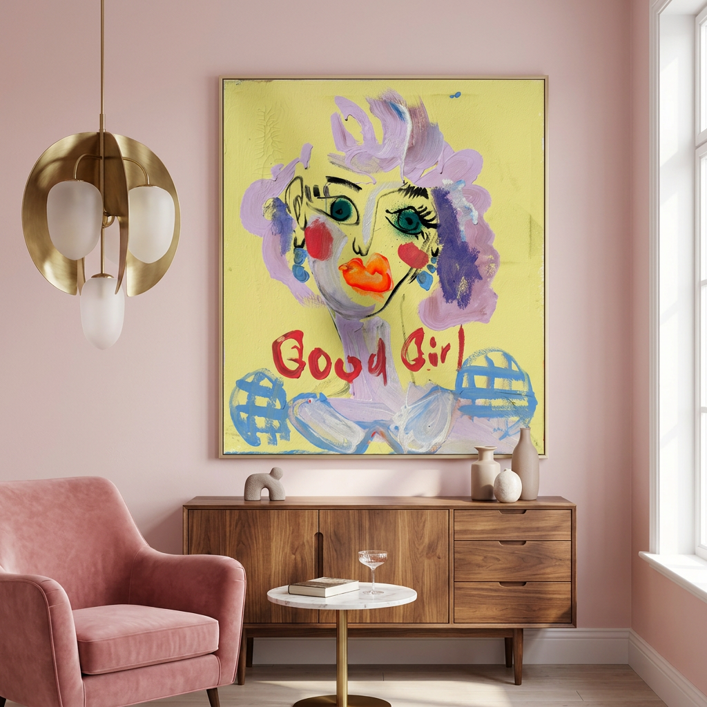 Good Girl, Artwork 40x40cm