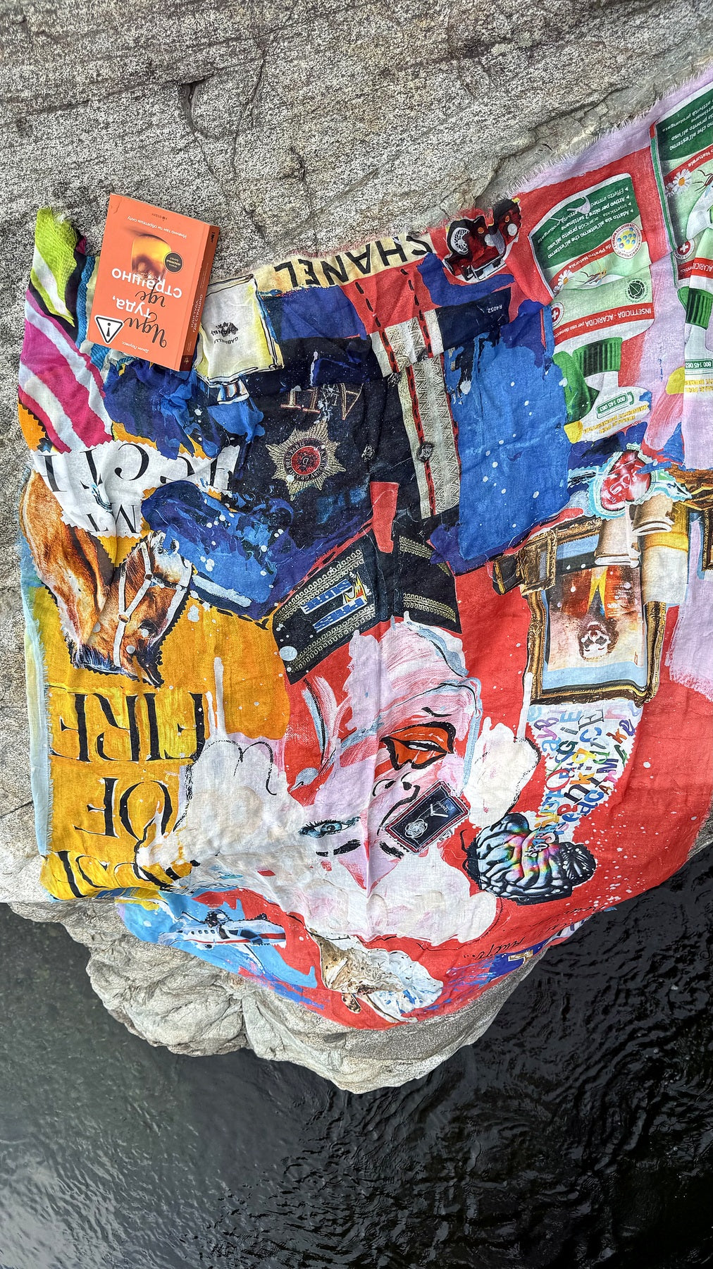 FullArt Muse of Fire - Premium Colorful Signed Unisex Foulard - 140X200cm