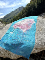 FullArt Mind Cloud - Premium Colorful Signed Unisex Foulard - 140X200cm