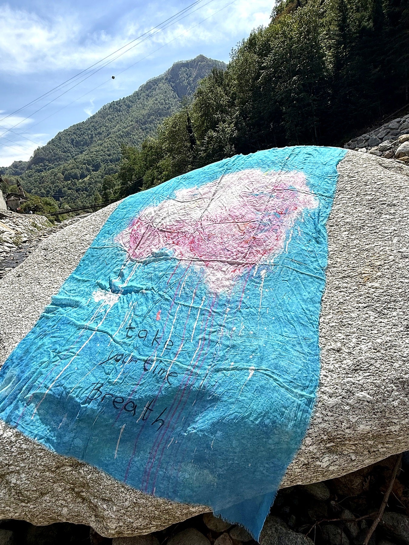 FullArt Mind Cloud - Premium Colorful Signed Unisex Foulard - 140X200cm