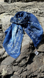FullArt Woman Tired Soul - Premium Colorful Signed Unisex Foulard - 140X200cm