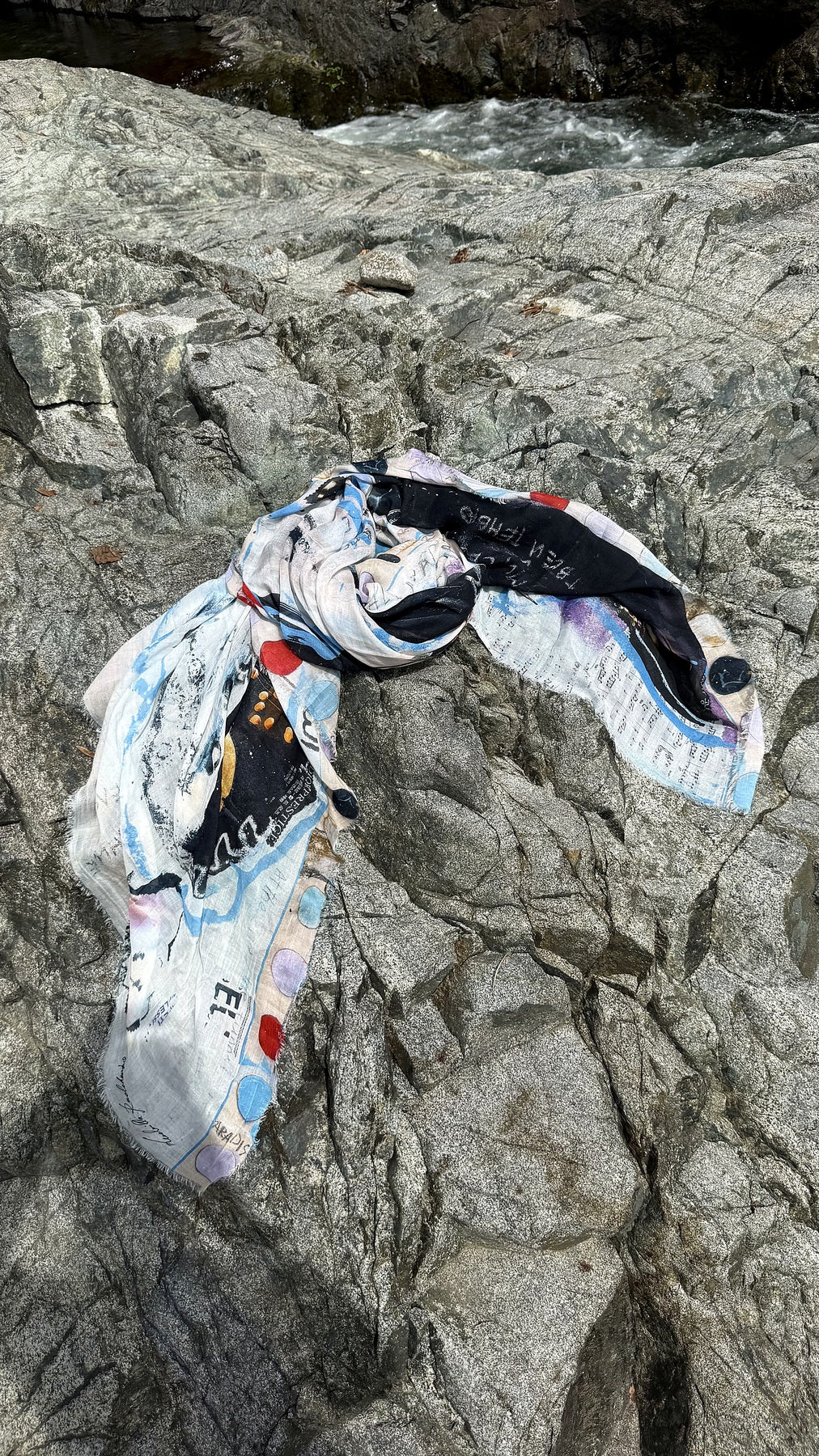 FullArt Shadow & Light - Premium Colorful Signed Unisex Foulard - 140X200cm