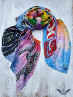 FullArt Focus on Yourself - Premium Colorful Signed Unisex Foulard - 140X200cm