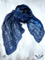 FullArt Woman Tired Soul - Premium Colorful Signed Unisex Foulard - 140X200cm