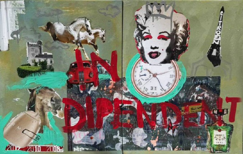 InDipendent — Diptych, Artwork 50x80cm