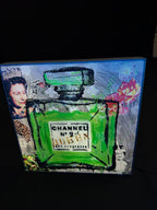 Light Box Channel 50X50 Queen N°2 Art Multiple