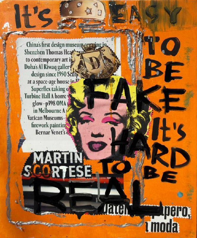 Fake & Real, Artwork 50x40cm