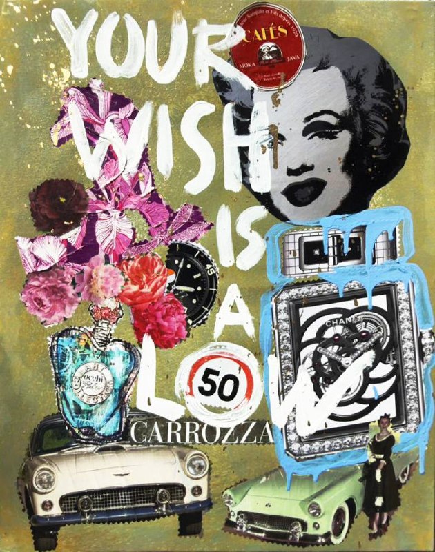 With Is a Low, Artwork 50x40cm
