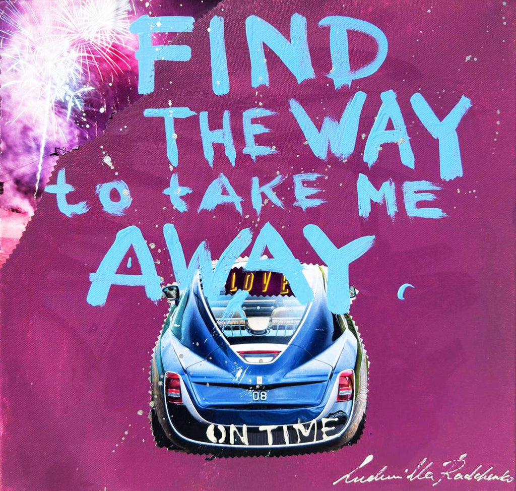Find the Way to Take Me Away, Artwork 40x40cm