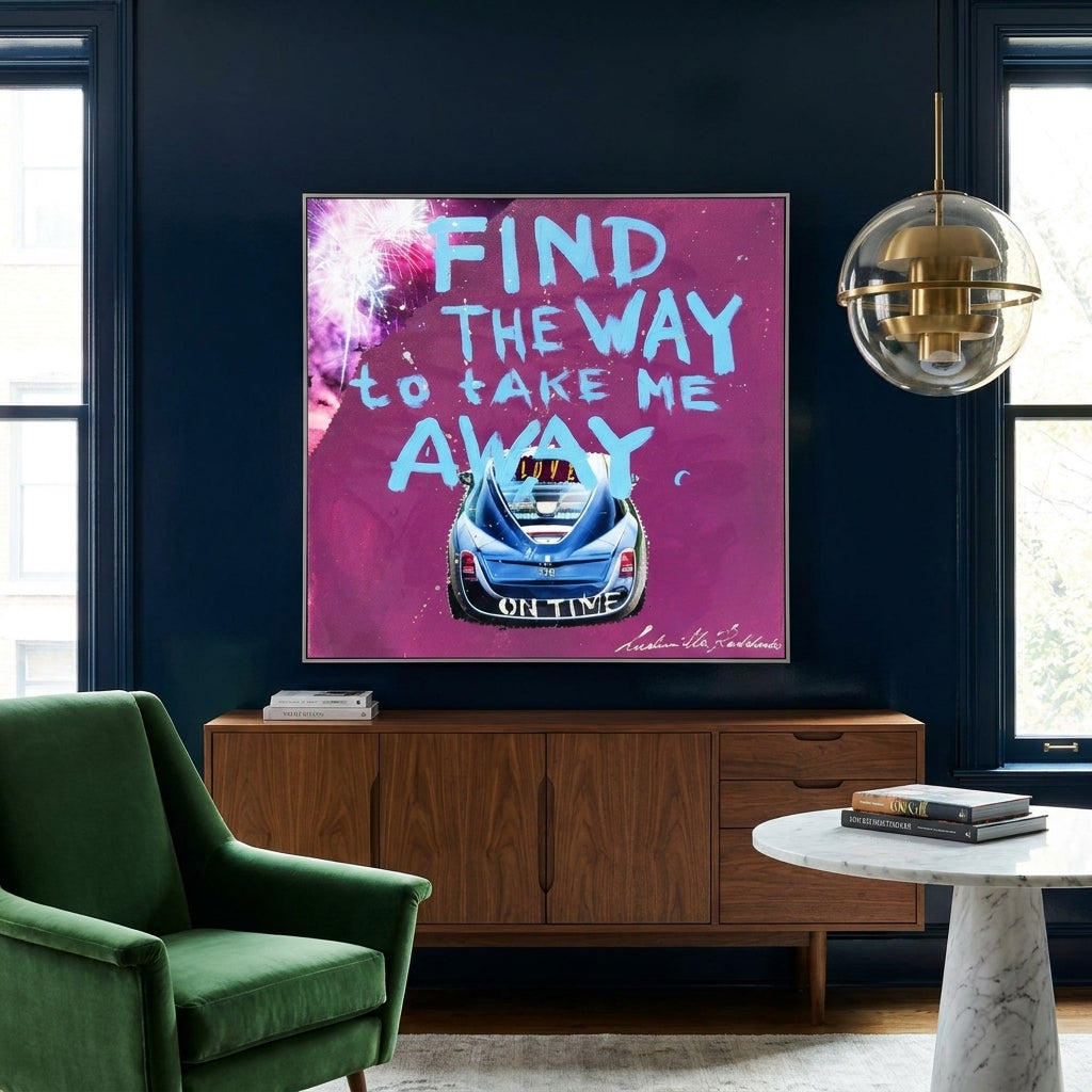 Find the Way to Take Me Away, Artwork 40x40cm