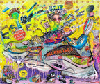 Art Work BILANCIAGA 120X140cm, Art Series Brand Revolution, 2023, unique piece