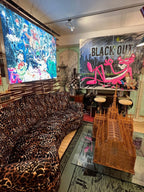 Art Work BLACK OUT, Artwork 140X160 Cm, Art Series ICONS RECYCLING 2022, unique piece