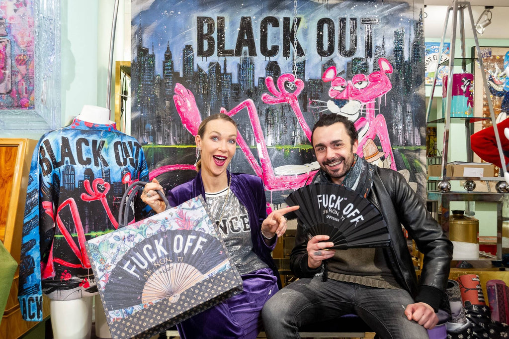 Art Work BLACK OUT, Artwork 140X160 Cm, Art Series ICONS RECYCLING 2022, unique piece