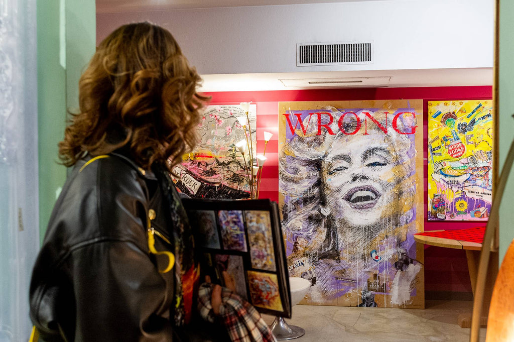 ArtWork WRONG MARYLIN, 200X140Cm, unique piece 2023