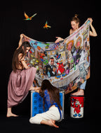 FullArt Last Dinner FullArt – Art Multiple Print Scarf 200X140, Art to Wear, Limited Edition