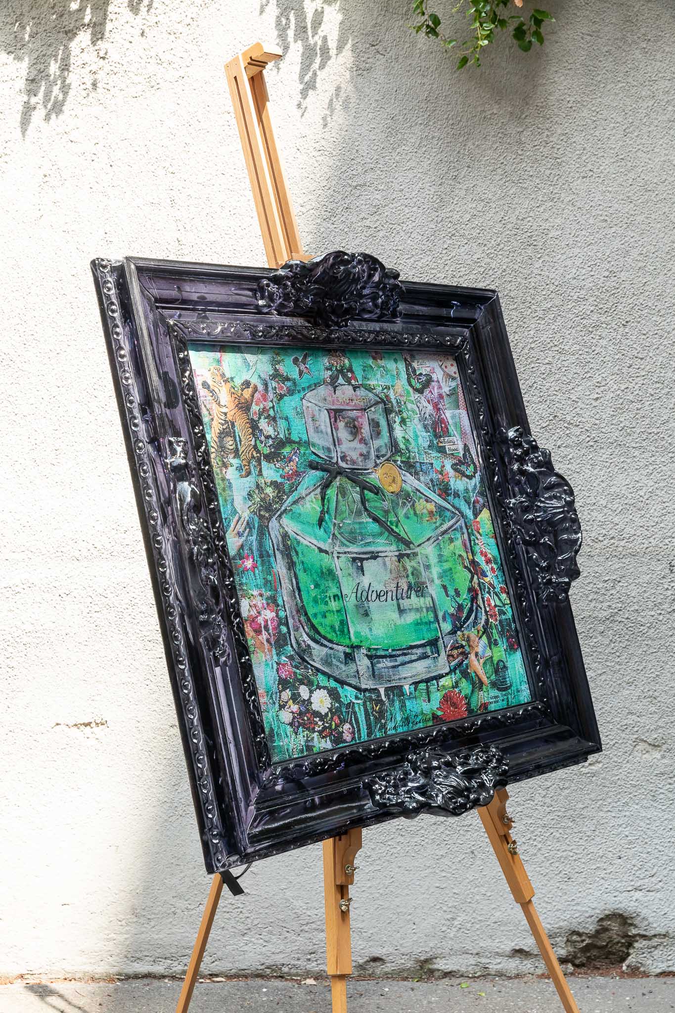 Adventurer Multiplo Darte In Materiali Riciclati 87X87Cm, Serie Art Reborn Limited Edition