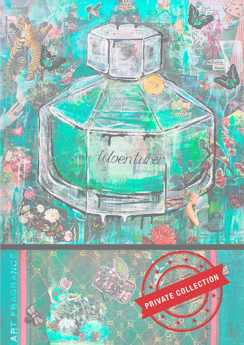 Adventurer Multiplo Darte In Materiali Riciclati 87X87Cm, Serie Art Reborn Limited Edition