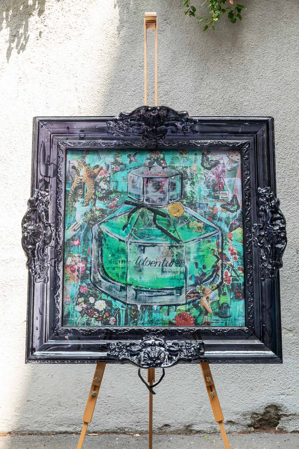 Adventurer Multiplo Darte In Materiali Riciclati 87X87Cm, Serie Art Reborn Limited Edition