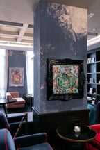 Adventurer Multiplo Darte In Materiali Riciclati 87X87Cm, Serie Art Reborn Limited Edition