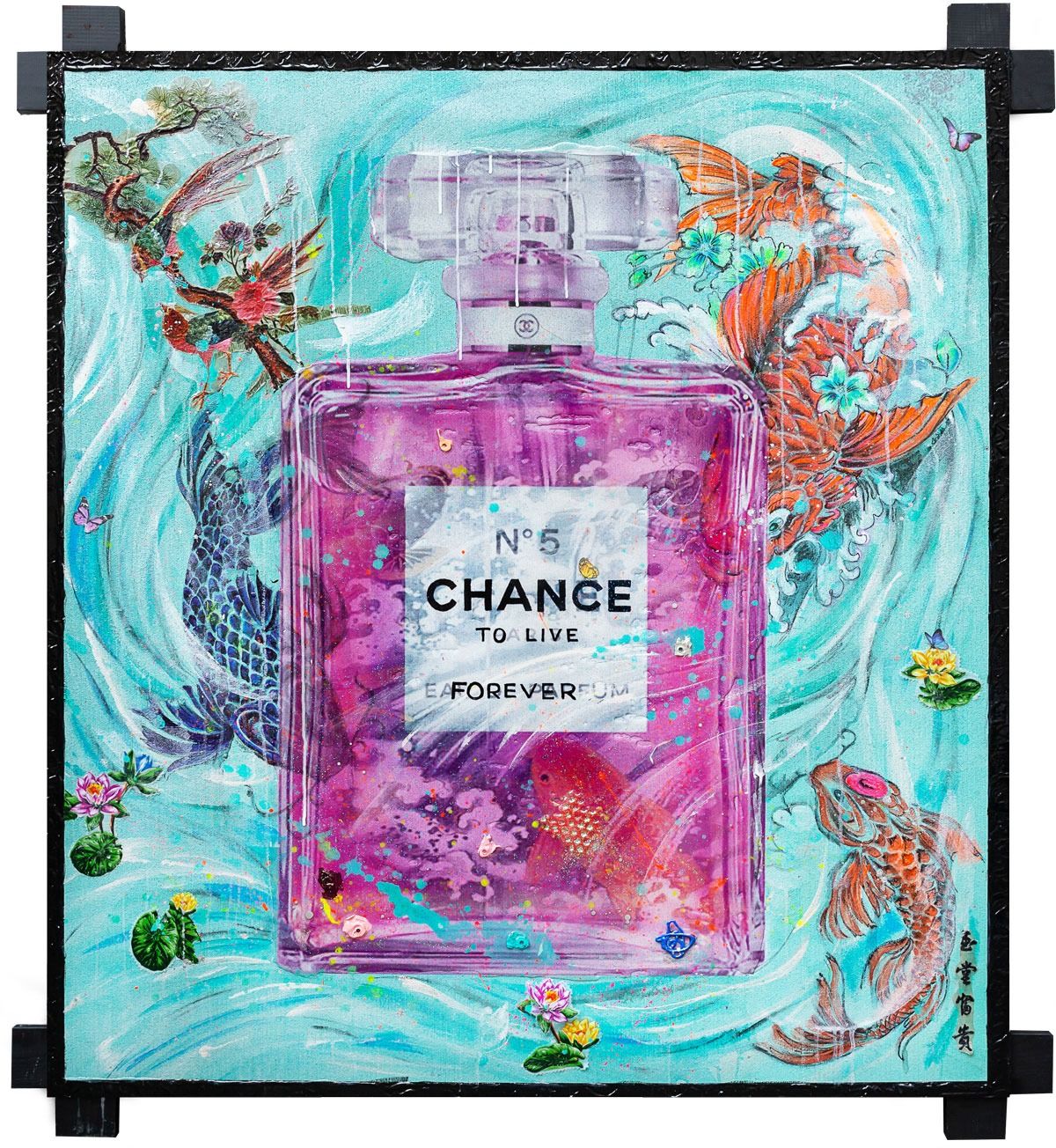 Art Work Chance To Live Forever,135X125, Art Series Brand Revolution, 2024, unique piece