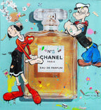 Art Work Channel Enfant 130X120, Art Series Brand Revolution, 2024, unique piece