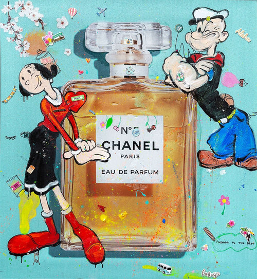 Art Work Channel Enfant 130X120, Art Series Brand Revolution, 2024, unique piece