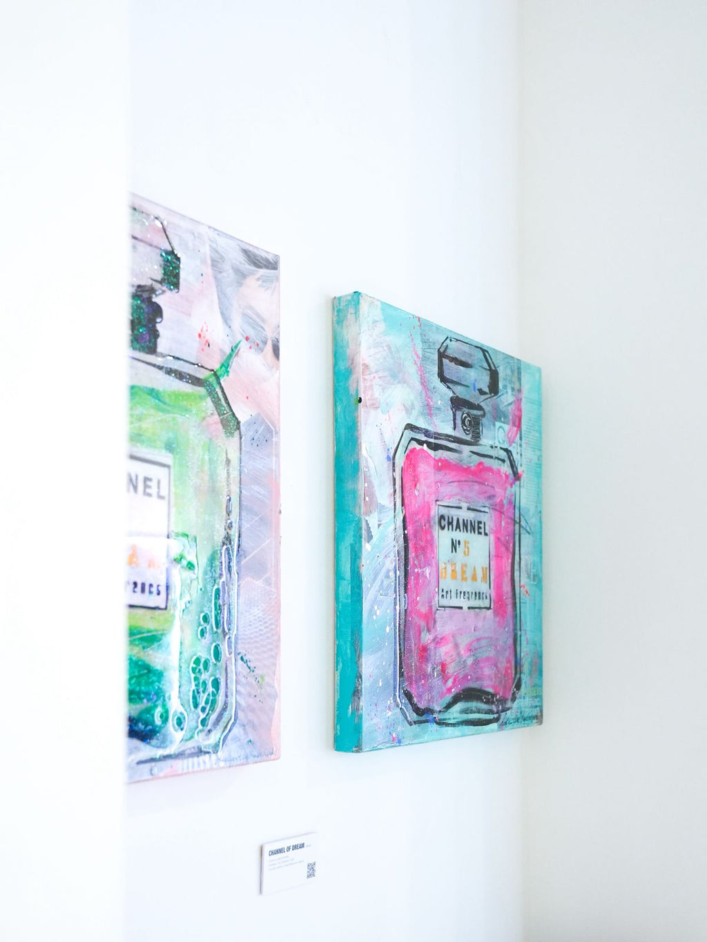 Art Work Channel N.5 Dream,  50X50Cm, Unique piece, Art Series LIFE ESSENCE” Limited Edition, 2023