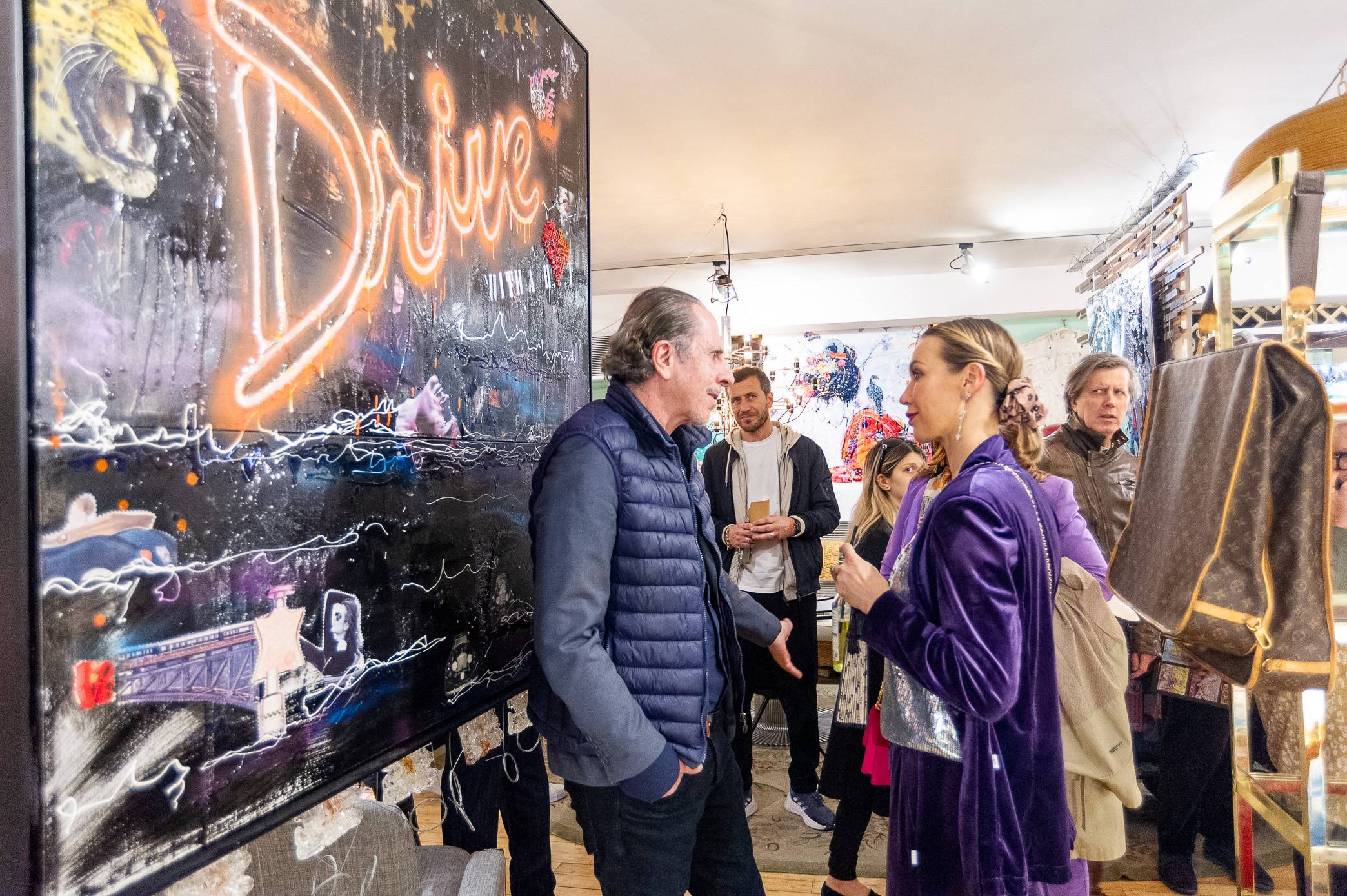 Art Work DIAMOND HIRTS 150X200cm, Art Series Brand Evolution, 2023, unique piece