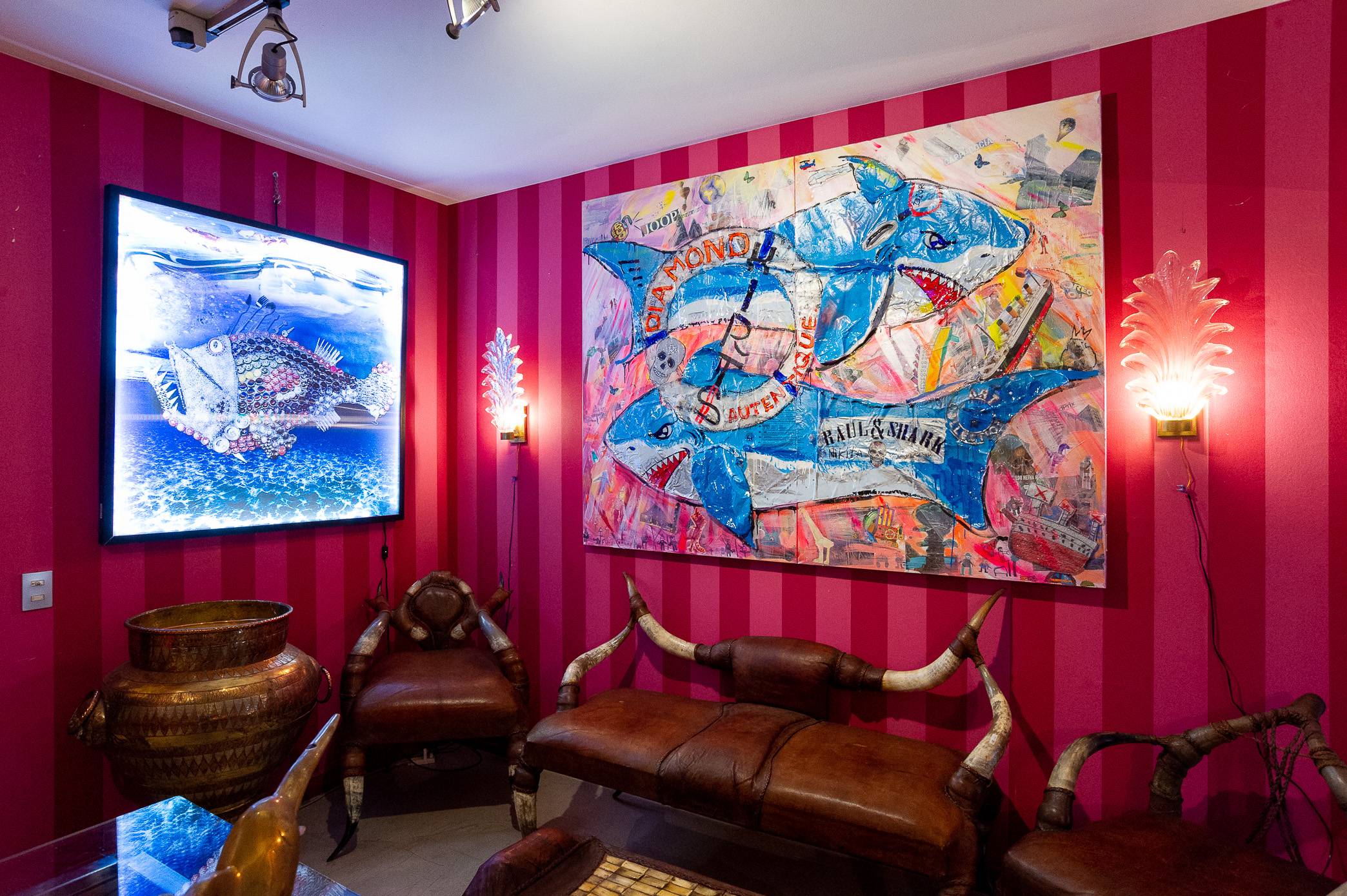 Art Work DIAMOND HIRTS 150X200cm, Art Series Brand Evolution, 2023, unique piece