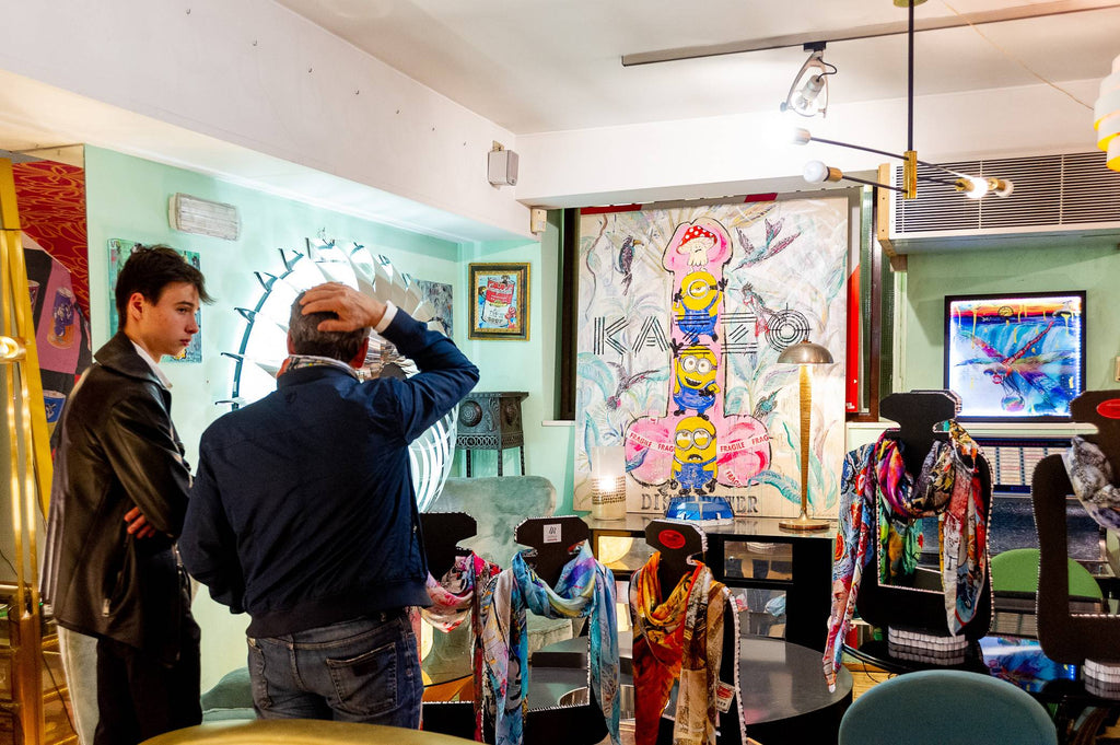 Art Work DIESEL POWER 160 X 140cm , Art Series ICONS RECYCLING 2022, unique piece