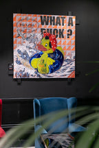 Art Work Duck Revolution 130X130cm, Art Series Brand Revolution, 2023, unique piece