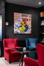 Art Work Duck Revolution 130X130cm, Art Series Brand Revolution, 2023, unique piece