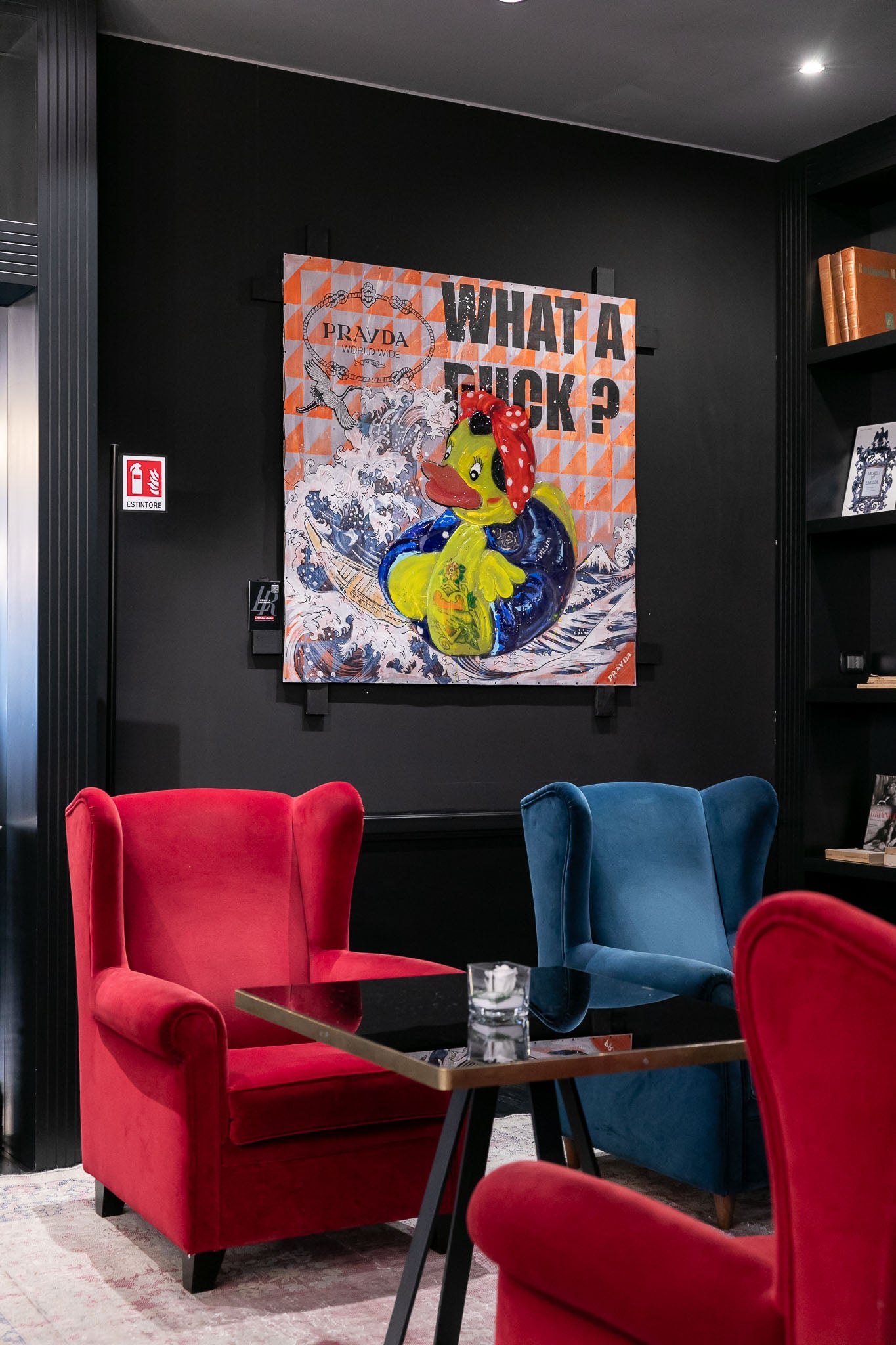 Art Work Duck Revolution 130X130cm, Art Series Brand Revolution, 2023, unique piece