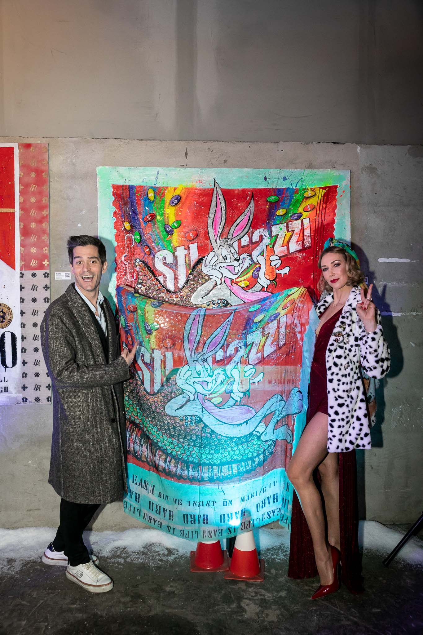 Art Work EASY LIFE, 160 X 140cm , Art Series ICONS RECYCLING 2022, unique piece