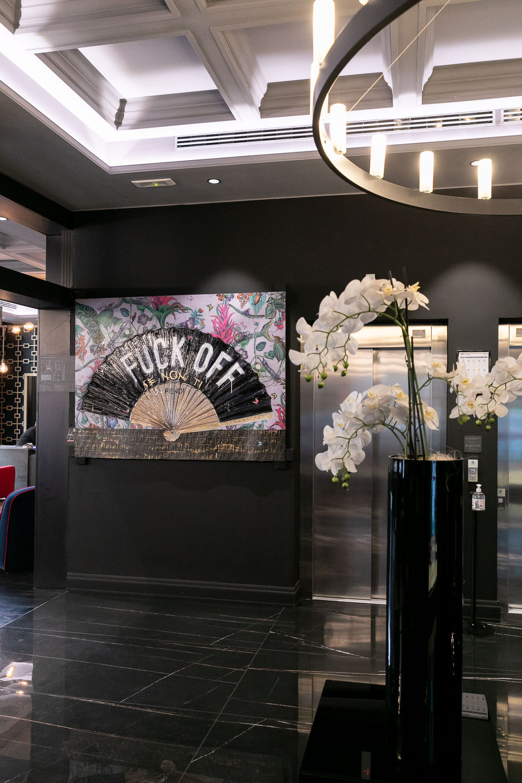 Art Work F**K OFF 130X175cm, Art Series Brand Revolution, 2023, unique piece