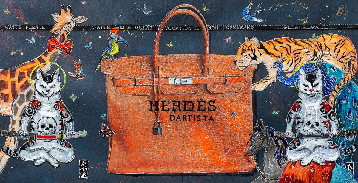 Art Work Merdes D'Artiste 130X255, Art Series Brand Revolution, 2023, unique piece