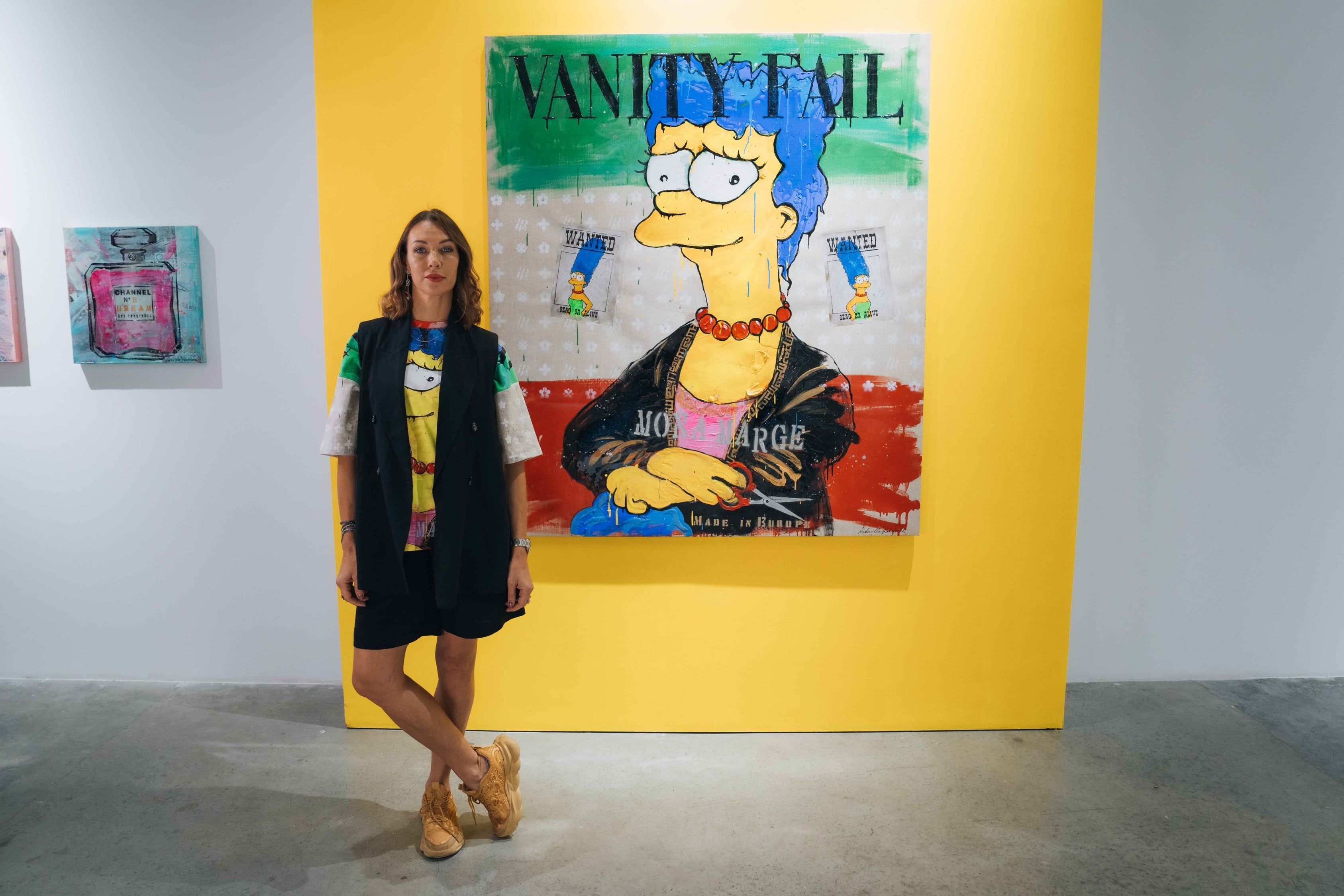 Art Work MONA MARGE, 160X140Cm, Art Series ICONS RECYCLING 2022, unique piece