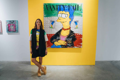 Art Work MONA MARGE, 160X140Cm, Art Series ICONS RECYCLING 2022, unique piece