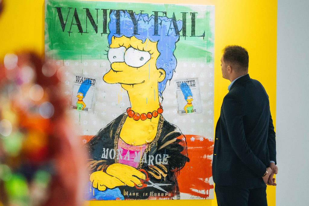 Art Work MONA MARGE, 160X140Cm, Art Series ICONS RECYCLING 2022, unique piece