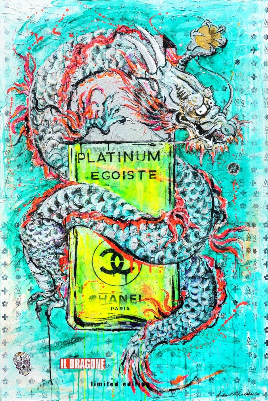 Art Work Platinum Egoiste 150 X 100, Art Series BRAND EVOLUTION 2024