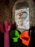 ArtWork ADDICTED TO TRAVEL l 180X130Cm, Art Series Voyage, 2020, Private Collection