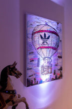 ArtWork ADDICTED TO TRAVEL l 180X130Cm, Art Series Voyage, 2020, Private Collection