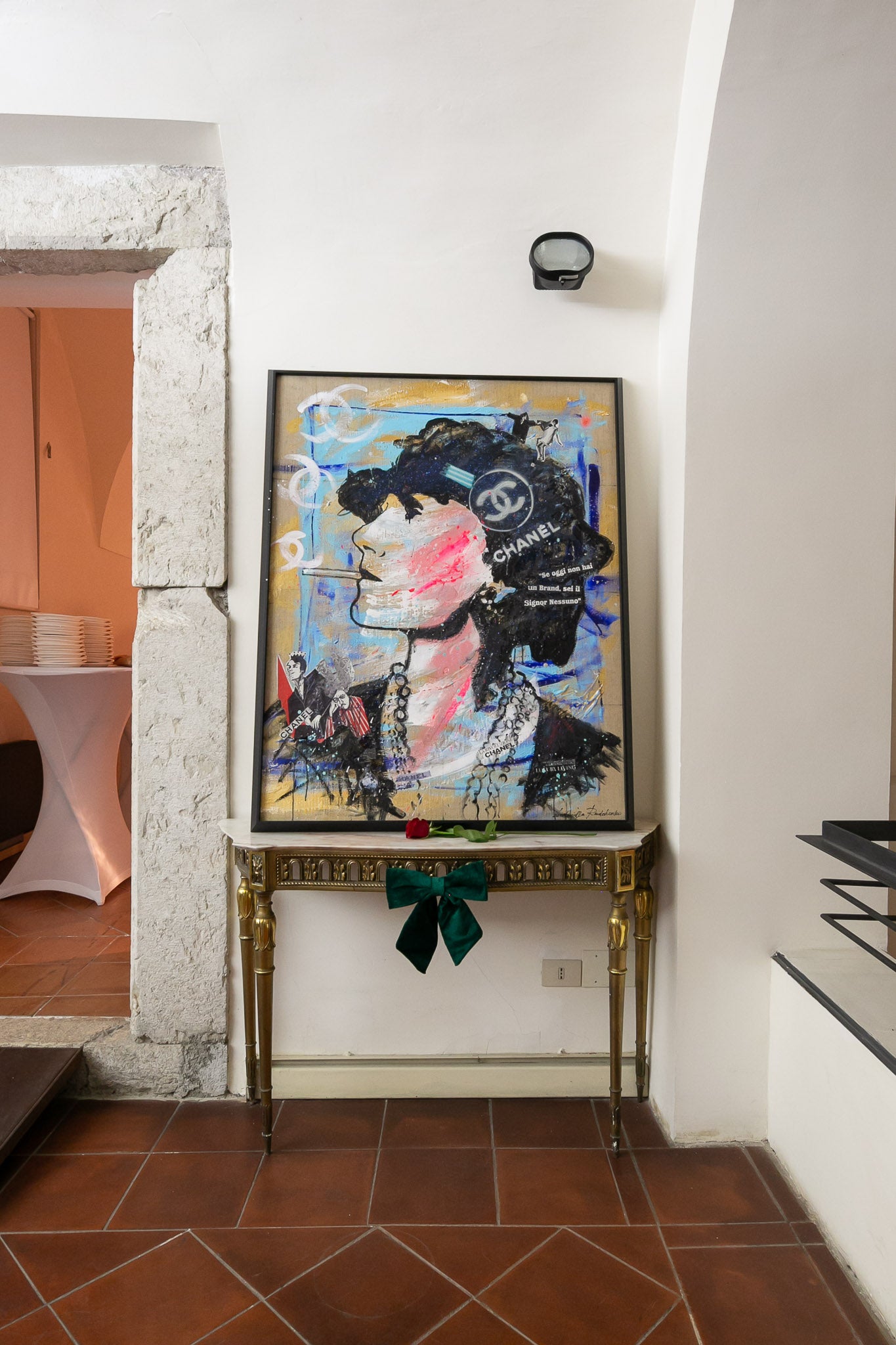 ArtWork Chanel Brand Power, Artwork 135X105Cm, pezzo unico Anno 2023