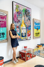 ArtWork CORONA KISS 180X130Cm, 2020, Art Serie Voyage, 2020, unique piece