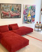 ArtWork CORONA KISS 180X130Cm, 2020, Art Serie Voyage, 2020, unique piece