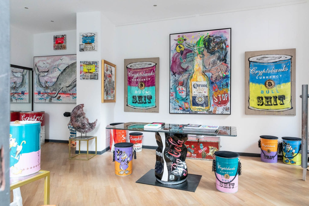 ArtWork CORONA KISS 180X130Cm, 2020, Art Serie Voyage, 2020, unique piece